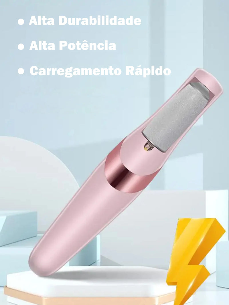 Lixa Elétrica Portátil Removedora de Calos e Rachaduras dos Pés
