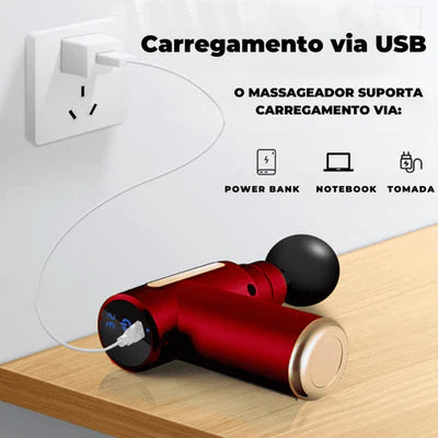 Massageador Muscular Profissional (PRETO)- ProConfort