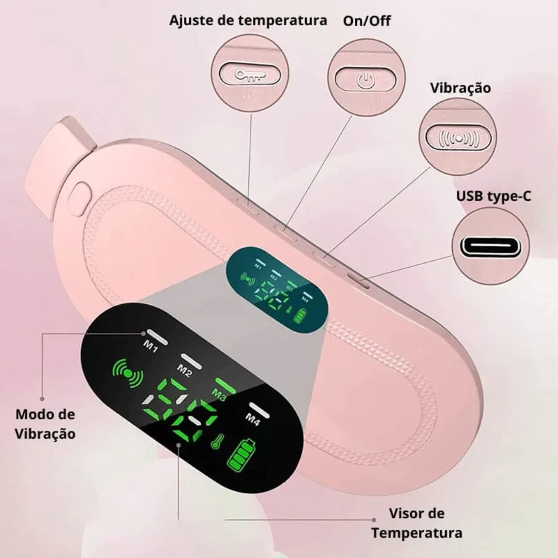 Cinta Colic Cure Pro® - O melhor tratamento para aliviar Cólicas Menstruais