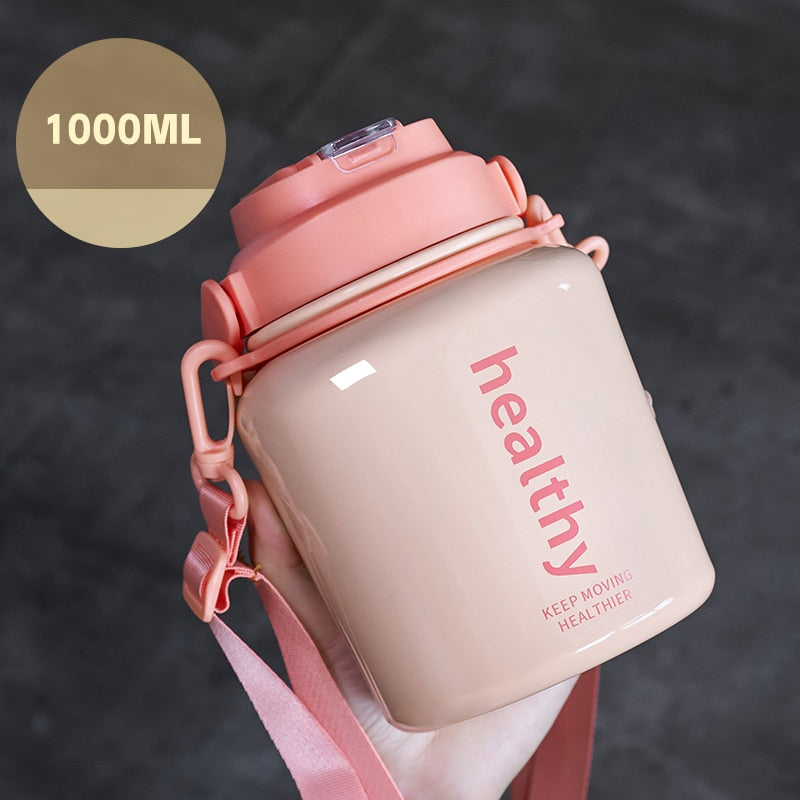GARRAFA TERMICA DE AÇO INOXIDÁVEL DE 1L