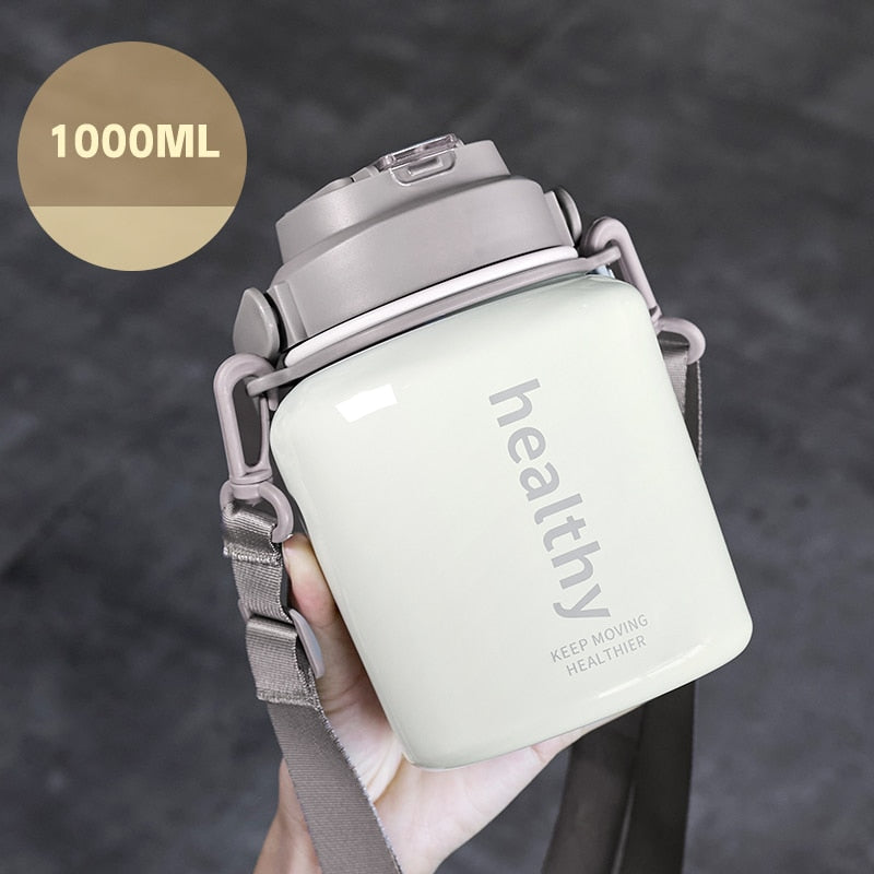 GARRAFA TERMICA DE AÇO INOXIDÁVEL DE 1L