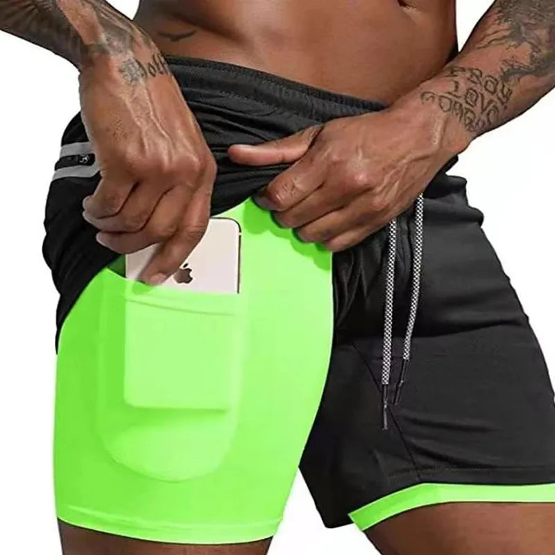 Shorts Para Treino 2 em 1 Esporte Air Effect