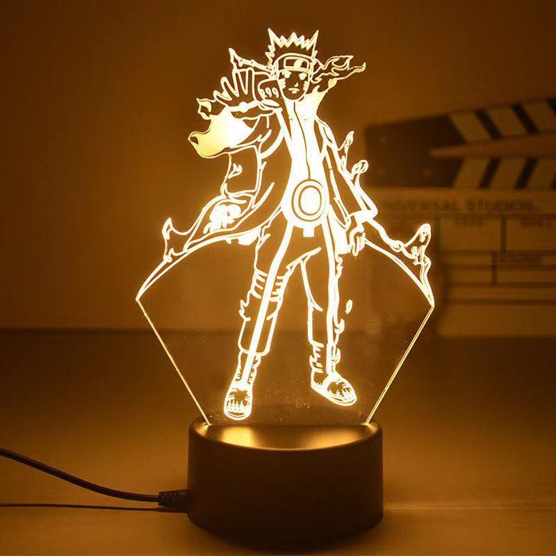 Luminárias 3D do - Tema Naruto