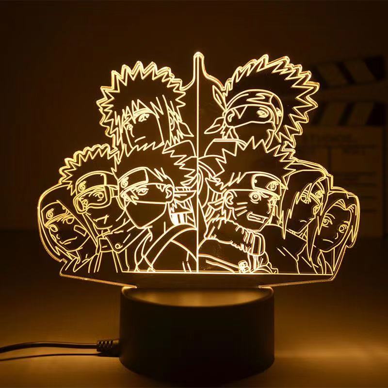 Luminárias 3D do - Tema Naruto