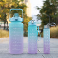 Kit da Garrafa de Água Squeeze 280ML+900ML+2000ML