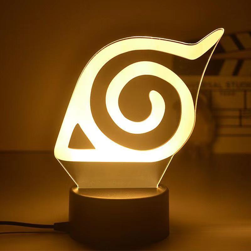 Luminárias 3D do - Tema Naruto