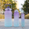 Kit da Garrafa de Água Squeeze 280ML+900ML+2000ML