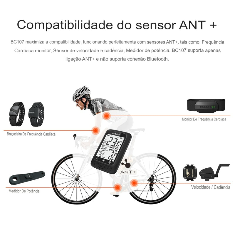 Ciclocomputador COOSPO BC107